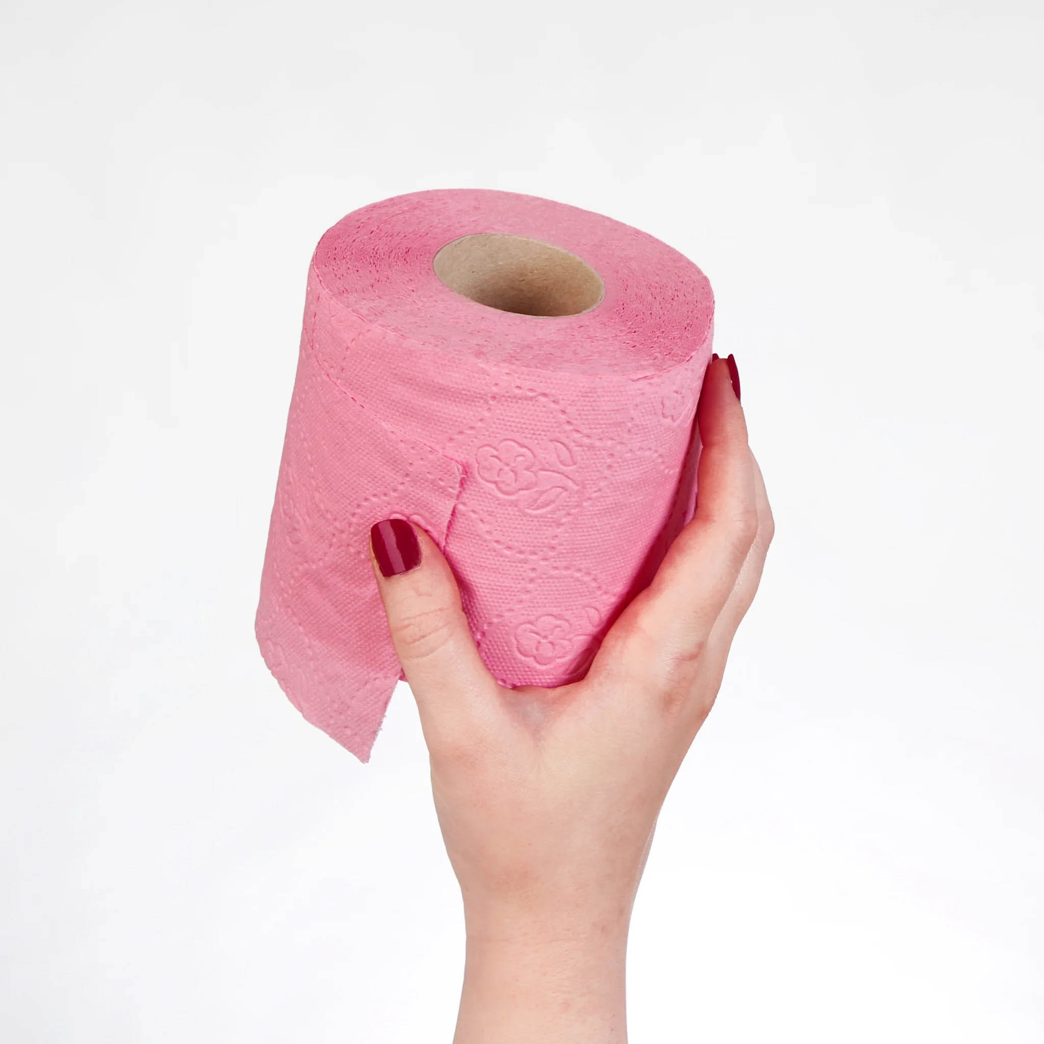 Roosa Toilettenpapier 3-lagig, rosa supersoft 8 Rollen je Verpackungseinheit