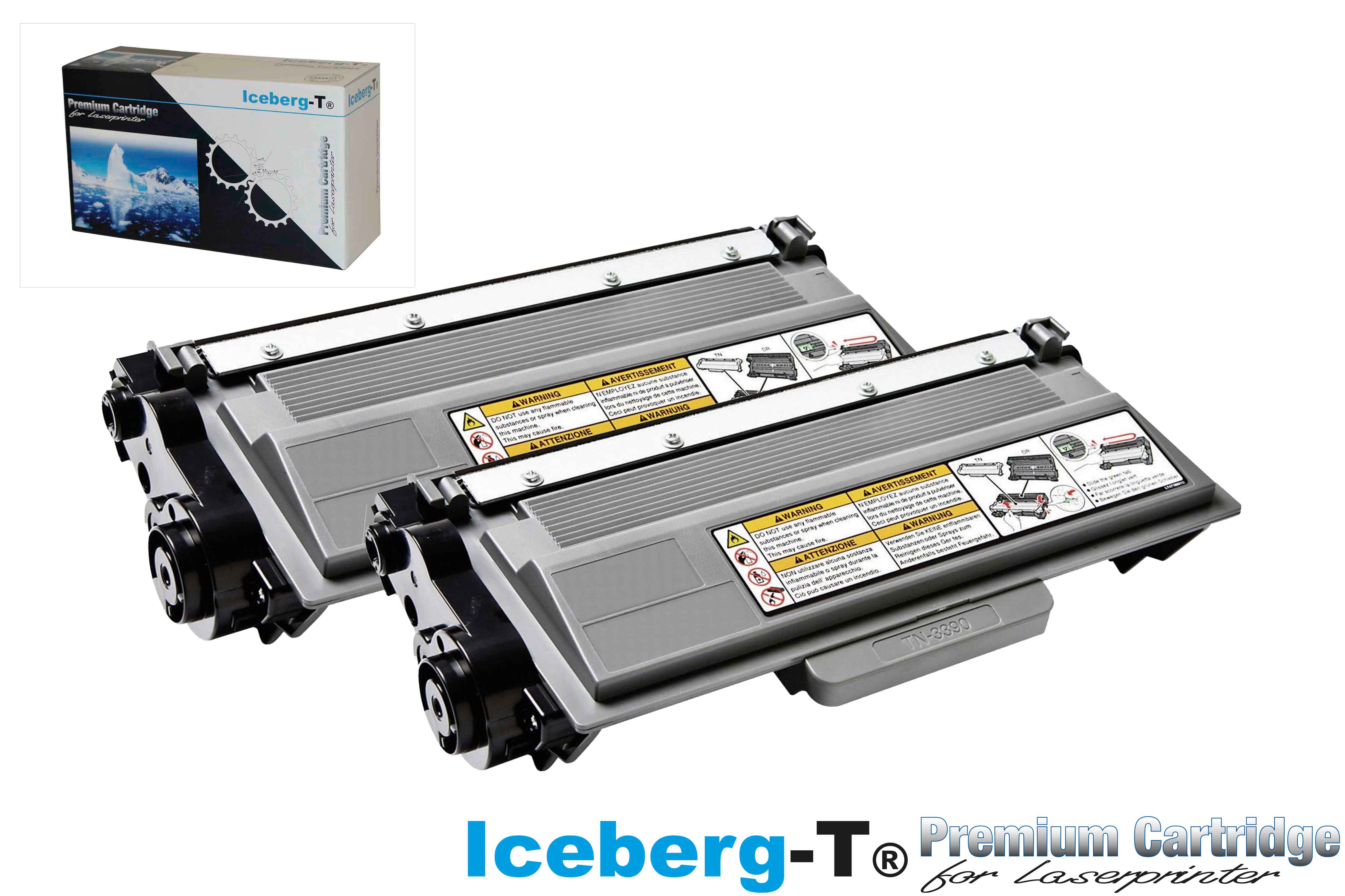 Iceberg-T Toner TN-3390 DuoPack 2 Stück à 12'000 Seiten, schwarz