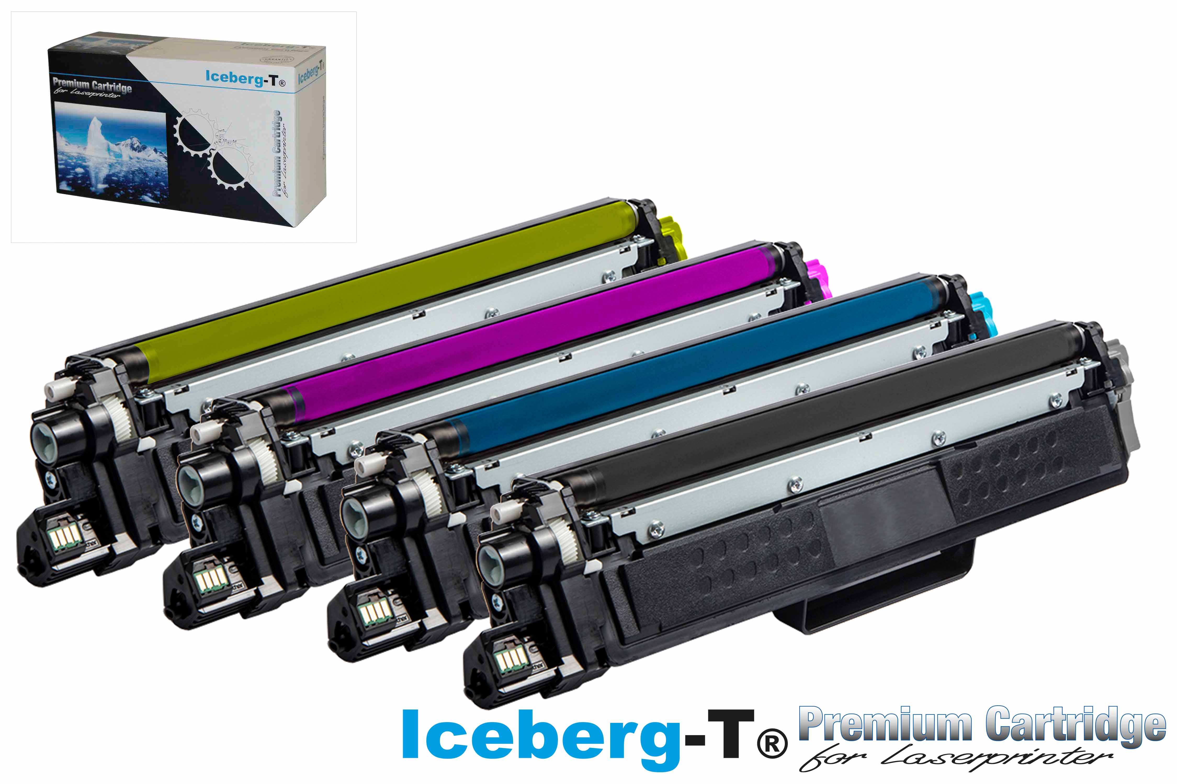 Iceberg-T Toner SET TN-247 Set mit allen vier Farben