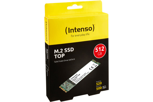 INTENSO M.2 SSD Top 512GB 3832450 SATA III, m.2 2280