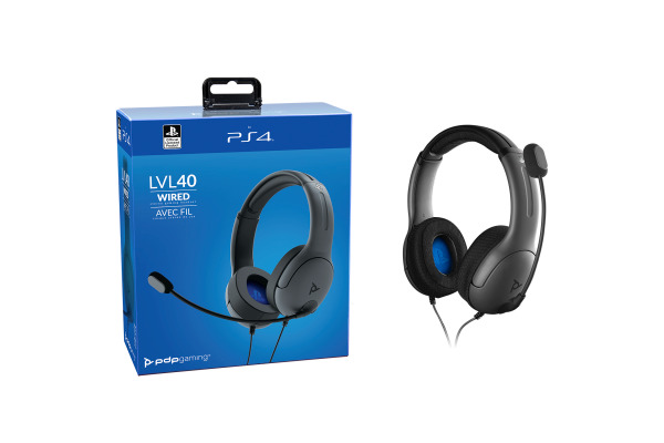 PDP LVL40 Stereo Headset black 051108EU for PS4/5