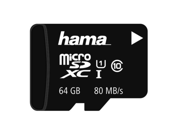 HAMA MicroSDXC 64GB 108077 Class 10 UHS-I 22MB/s,Adapter