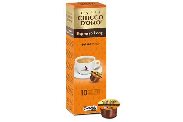 CHICCO D' Kaffee Caffitaly 802031 Espresso Long 10 Stück