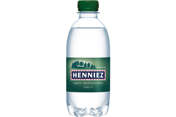 HENNIEZ grün, wenig Kohlensäure, Pet 400001913 33 cl, 24 Stk.