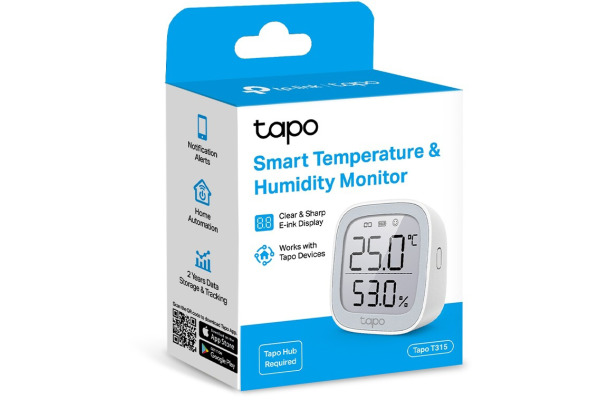 TP-LINK Smart Temperature and TAPO T315 Humidity Monitor