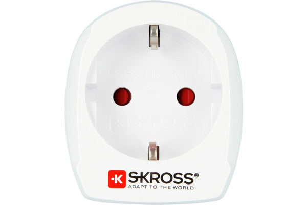 SKROSS Country Travel Adapter 1.500272 World to CH / Italy / Brazil