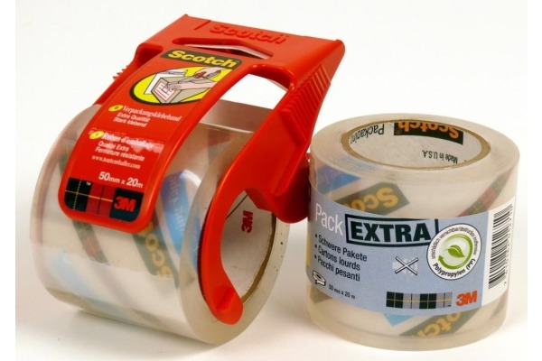 SCOTCH Verpackungsband 48mmx20m E5020D-R transparent, Nachfüllrolle