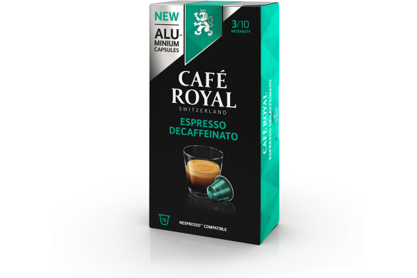 CAFEROYAL Kaffeekapseln Alu 10174644 Decaffeinato Espresso 10 Stück