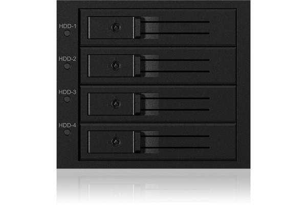 ICY BOX Backplane, 4x SAS/SATA 3,5inch IB-564SSK HDD in 3x 5,25inch, trägerlos