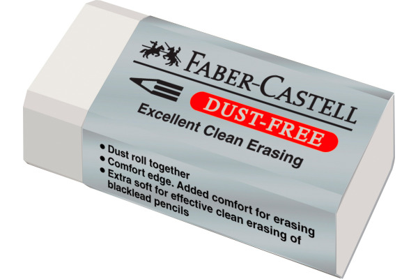 FABER-CA. Radierer Dust-free 187130 weiss