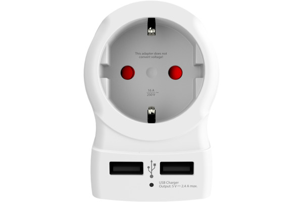 SKROSS Country Travel Adapter 1.500280 Europe to UK with USB