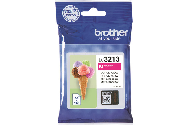 BROTHER Tintenpatrone magenta LC-3213M DCP-J774DW 400 Seiten