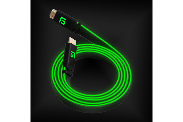 FLOAT G High-Speed LED HDMI Cable 300-GREEN 3M, v2.1 Green