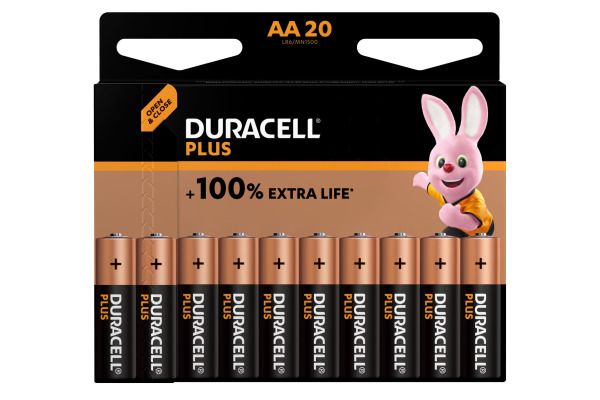 DURACELL Batterie Plus Power 4-141056 AA/LR6 20 Stück