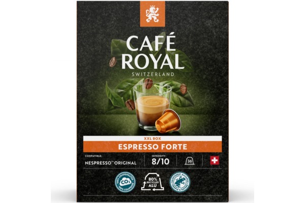 CAFEROYAL Kaffeekapseln Alu 10175113 Espresso Forte 36 Stk.