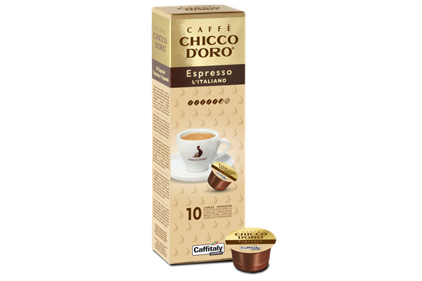 CHICCO D' Kaffee Caffitaly 802017 Espresso Italiano 10 Stück