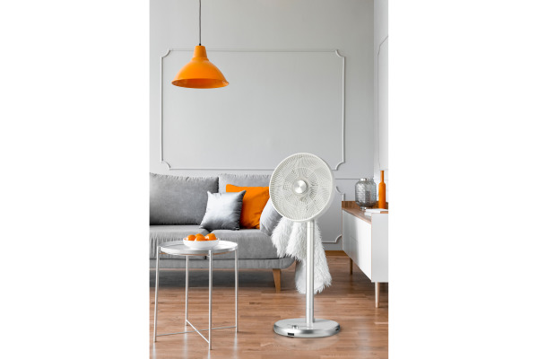 AIOLOS Standventilator ADONIS 49cm 67.7722 weiss