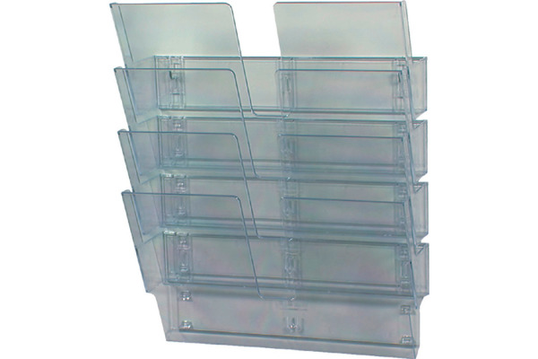 BIELLA Wandfach Murama A4 hoch 36540003U transparent, bis 200 Blatt