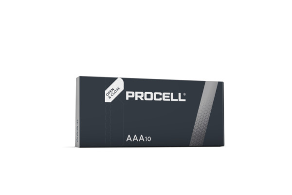 DURACELL Batterie PROCELL 1236mAh PC2400 AAA, LR03, 1.5V 10 Stück