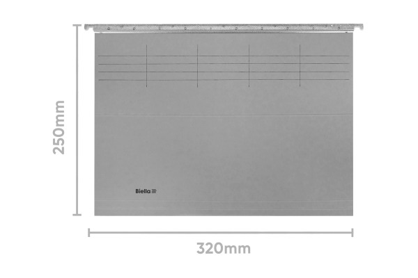 BIELLA Hängemappe A4 27142525U grau 32x25cm