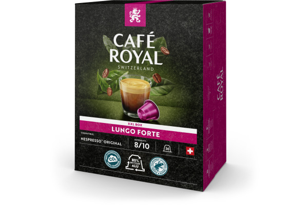 CAFEROYAL Kaffeekapseln Alu 10169702 Lungo Forte 36 Stk.