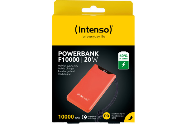 INTENSO Power Bank F10000 Orange 7332038 10000 mAh