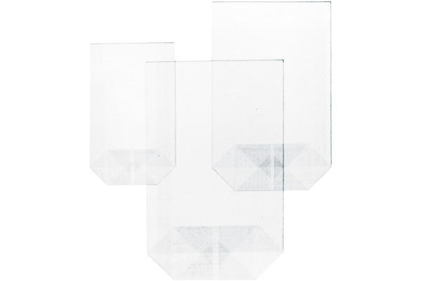 BÜROLINE Kreuzboden Beutel 145×235mm 423004 transparent 10 Stück