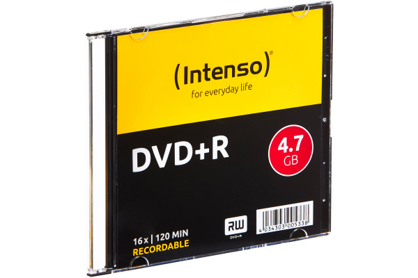 INTENSO DVD+R Slim 4.7GB 4111652 16x 10 Pcs