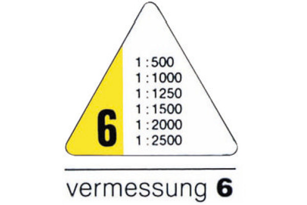 RUMOLD Dreikant-Massstab 150 30cm 150/6/30 Vermessung 6