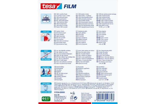 TESA Handabroller EasyCut -19mmx33m 579560000 grün