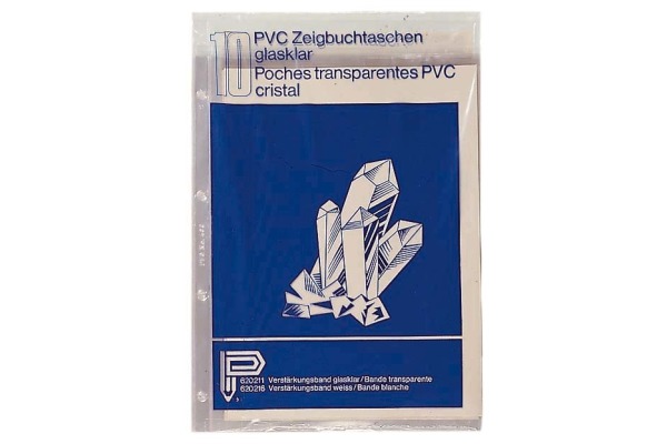 BÜROLINE Zeigetaschen PVC 140 my A4 620211 transparent, glatt 10 Stück