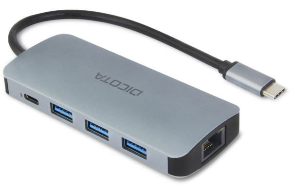 DICOTA USB-C 8-in-1 Multi Hub D32062 4K PD 100W