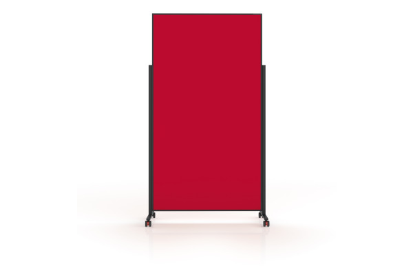 MAGNETOP. Design-Moderatorentafel VP 1181206 rot, Filz 1000x1800mm