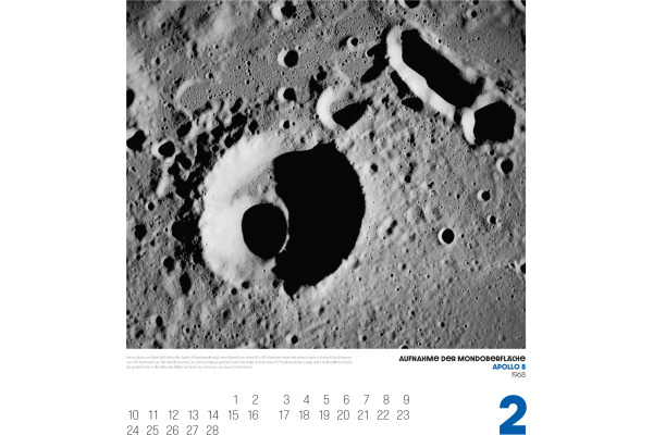 ACKERMANN Bildkalender 2025 2508 Apollo Archives 48x54cm