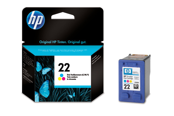 HP Tintenpatrone 22 color C9352AE PSC 1410 165 Seiten