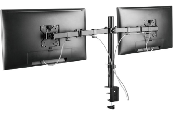 DELTACO Dual monitor desk arm GAM040 13-32 inch screens