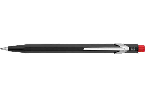 CARAN D'A Druckbleistift Fixpencil 3mm 3.288 schwarz, Knopf ass.