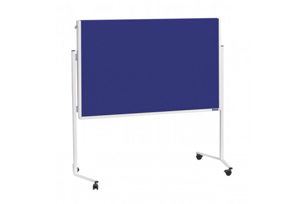 MAGNETOP. Moderatorentafel Filz blau 2111303 klappbar 1200x1500mm