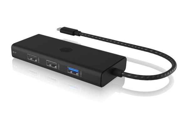 ICY BOX USB-C DockingStation IBDK4011C with integrated cable