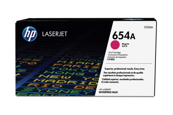 HP Toner-Modul 654A magenta CF333A CLJ Enterprise M651 15'000 S.