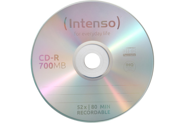 INTENSO CD-R Slim 80MIN/700MB 1001622 52X 10 Pcs