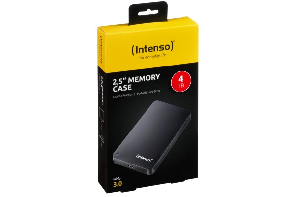 INTENSO HDD Memory Case 4TB 6021512 USB 3.0, 2.5 inch black