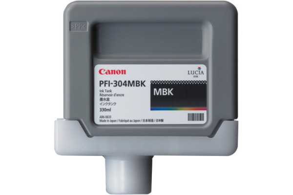 CANON Tintenpatrone matt schwarz PFI306MBK iPF 8300 330ml