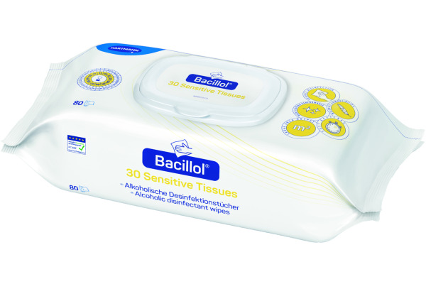 HARTMANN Deinfektionstücher Bacillol 9818480 Tissues Sensitive 30 Stück