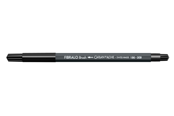 CARAN D'A Classic Fibralo Brush 186.009 schwarz