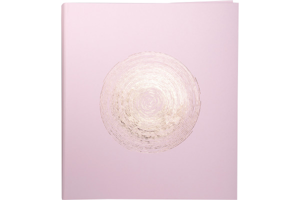 EXACOMPTA Fotoalbum Ellipse 29x32cm 16264E rosa 60 Seiten