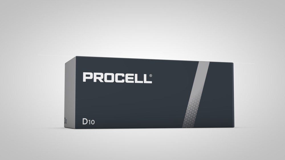 DURACELL Batterie PROCELL 15476mAh PC1300 D, LR20, 1.5V 10 Stück