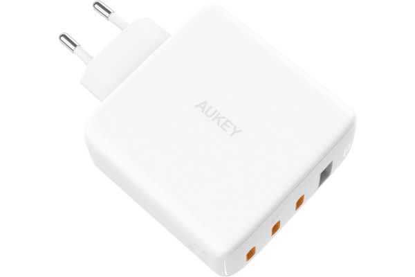 AUKEY OmniaMix II 100W GaN PD PA-B7S WH 4-Port, Wall Charger White