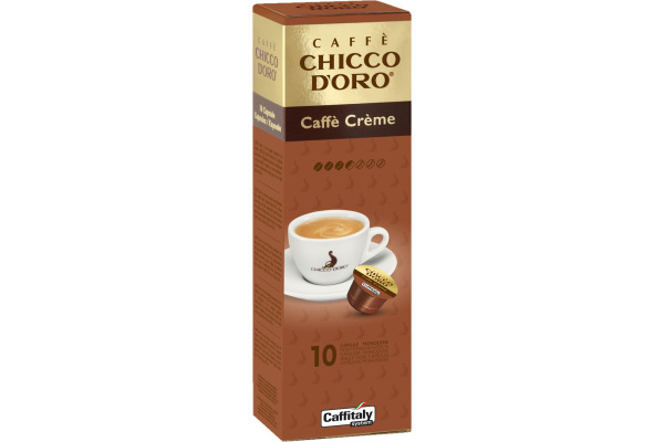 CHICCO D' Kaffee Caffitaly 801997 Caffè Crème 10 Stück