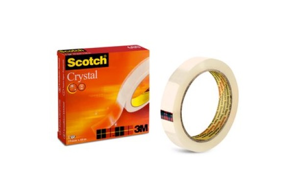 SCOTCH Crystal Clear 600 19mmx66m C6001966 kristallklar